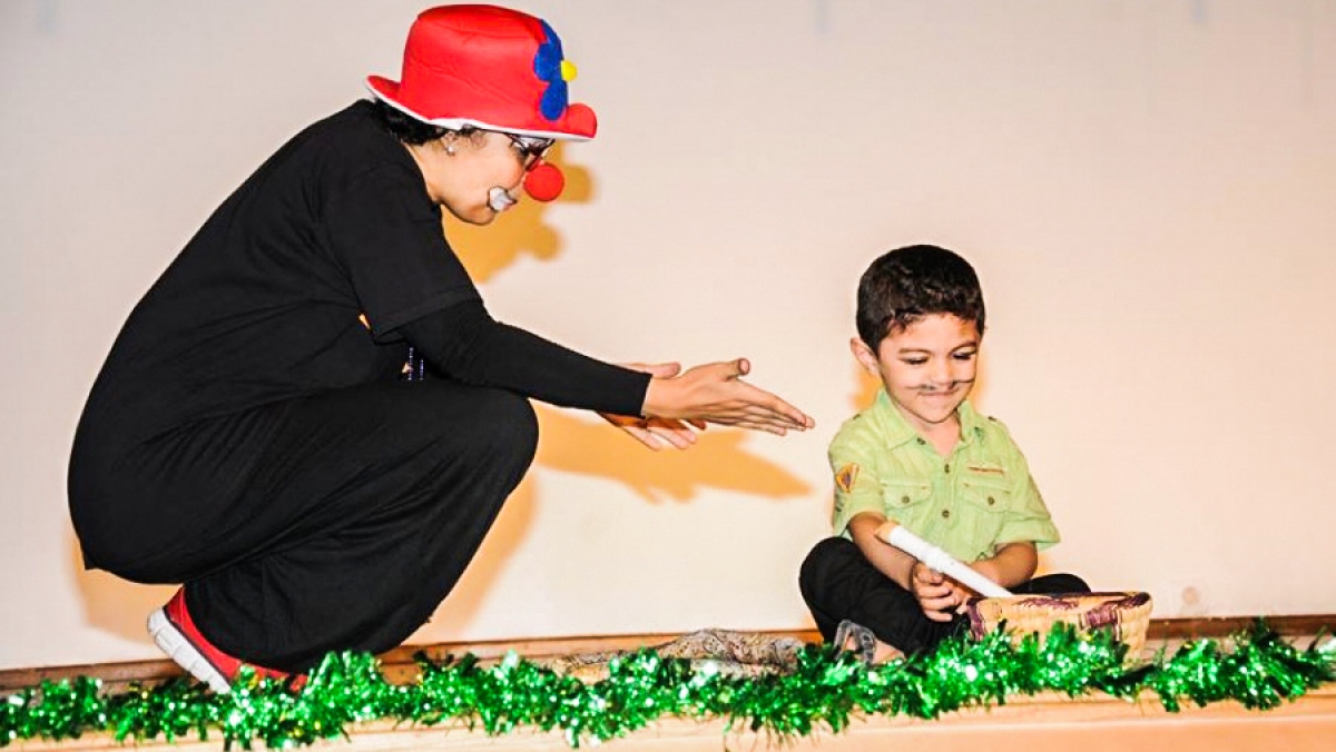 F&ecirc;te de fin d'ann&eacute;e &agrave; la maternelle.