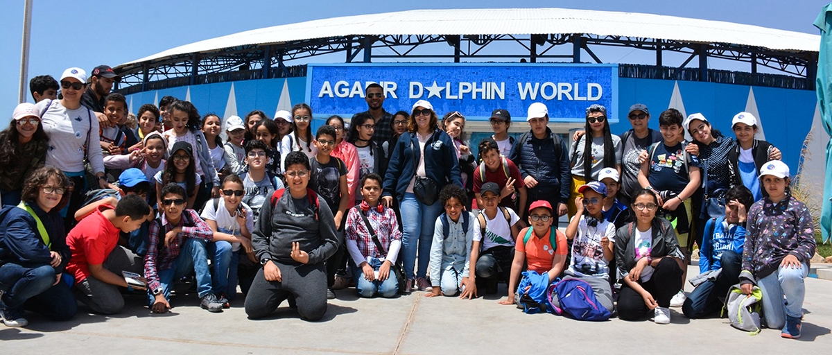 ELARAKI "Al Izdihar"  L'excursion &agrave; la ville d'Agadir pour les &eacute;l&egrave;ves du CE6