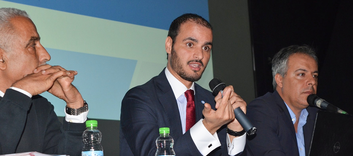 La pr&eacute;sentation du programme de "L&rsquo;Italian Diplomatic Academy" anim&eacute;e par M. Abderrahman CHABIB