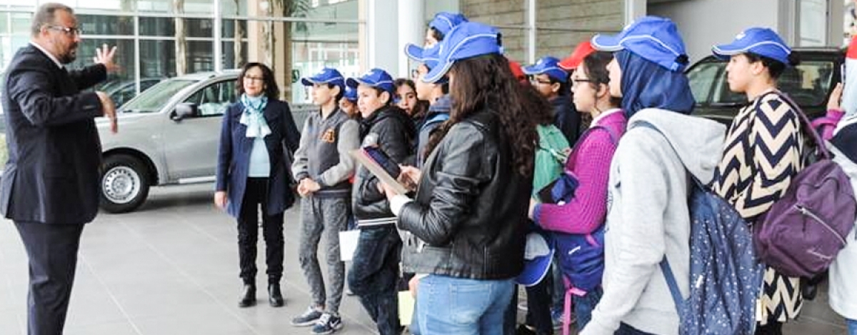 Visite et formation au sein du groupe "autohall"