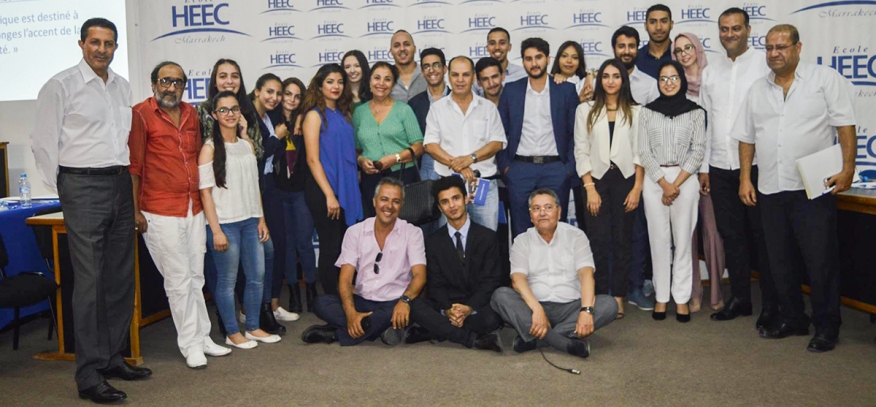Le d&eacute;bat "retour" de nos Aigles contre les &eacute;tudiants de l'Ecole HEEC