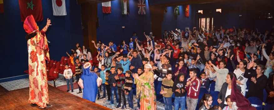احتفاء باليوم العالمي للأرض، يقوم نادي البيئة لمؤسسة العراقي الدولية بتأسيس فضاء أخضر بمؤسسة "إكروكا" بالحوز.